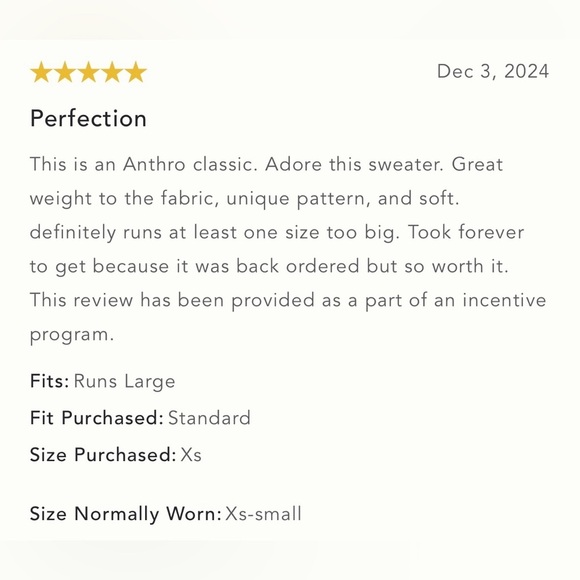 NWT Size M (P2P 26") - Anthropologie Relaxed Hooded Sweater - Picture 8 of 16